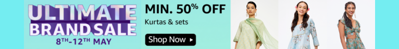 Great summer sale upto 50% discount on Amazon