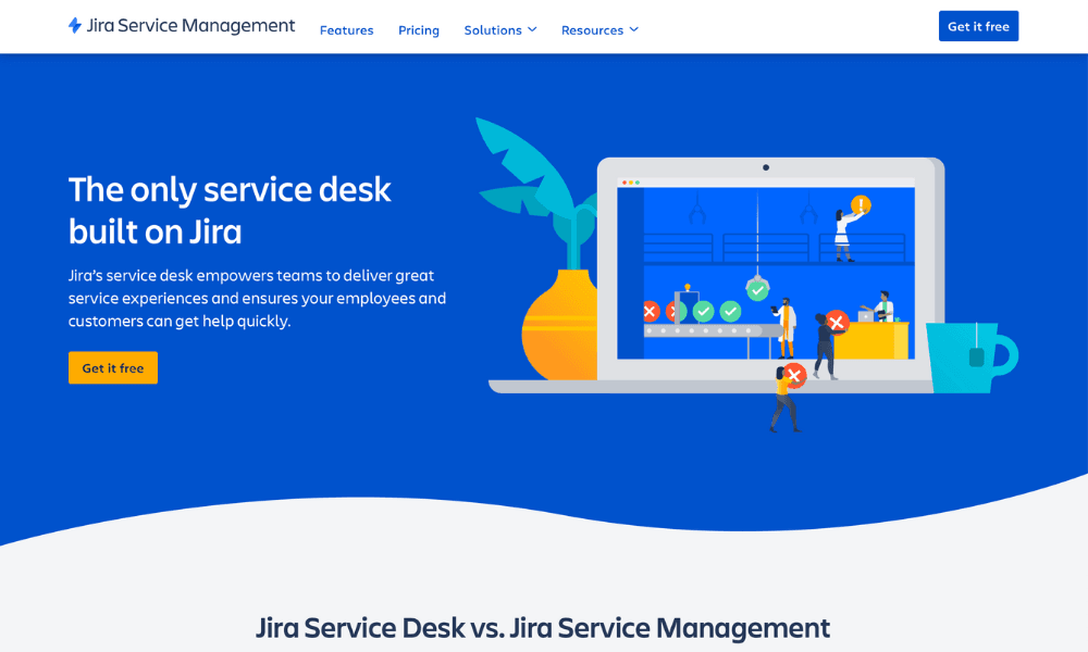 JIRA Service Management helpdesk software